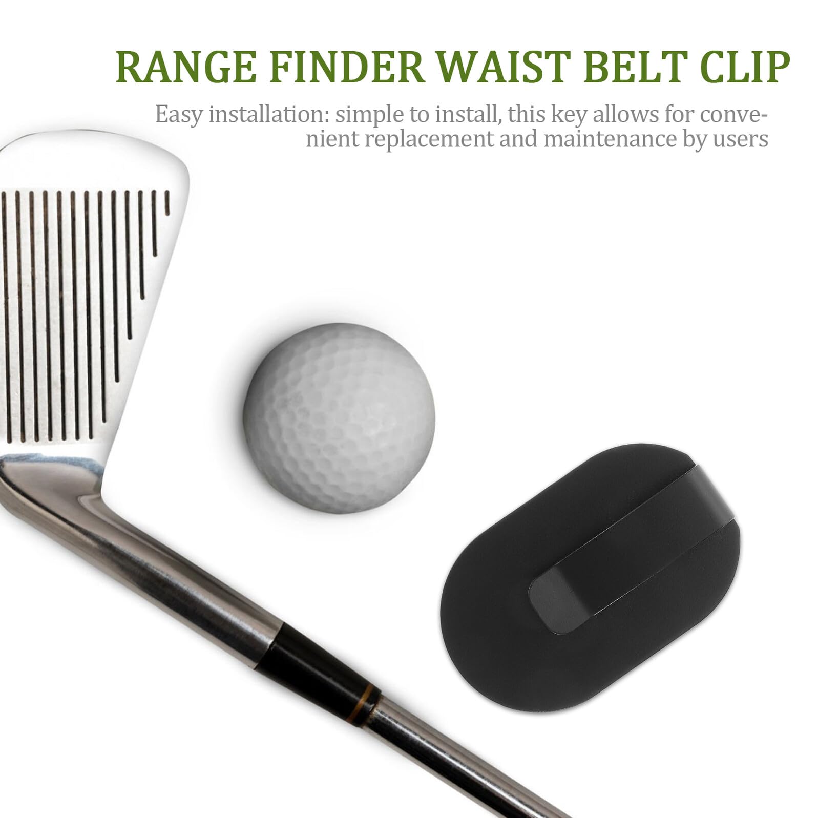 2 Stück Magnetischer Golf-metallgürtelclip Schnellverschluss Strapazierfähiger Rangefinder-Halter für Gürtel und Golf-Tasche Wetterfest Multifunktional für Golfzubehör