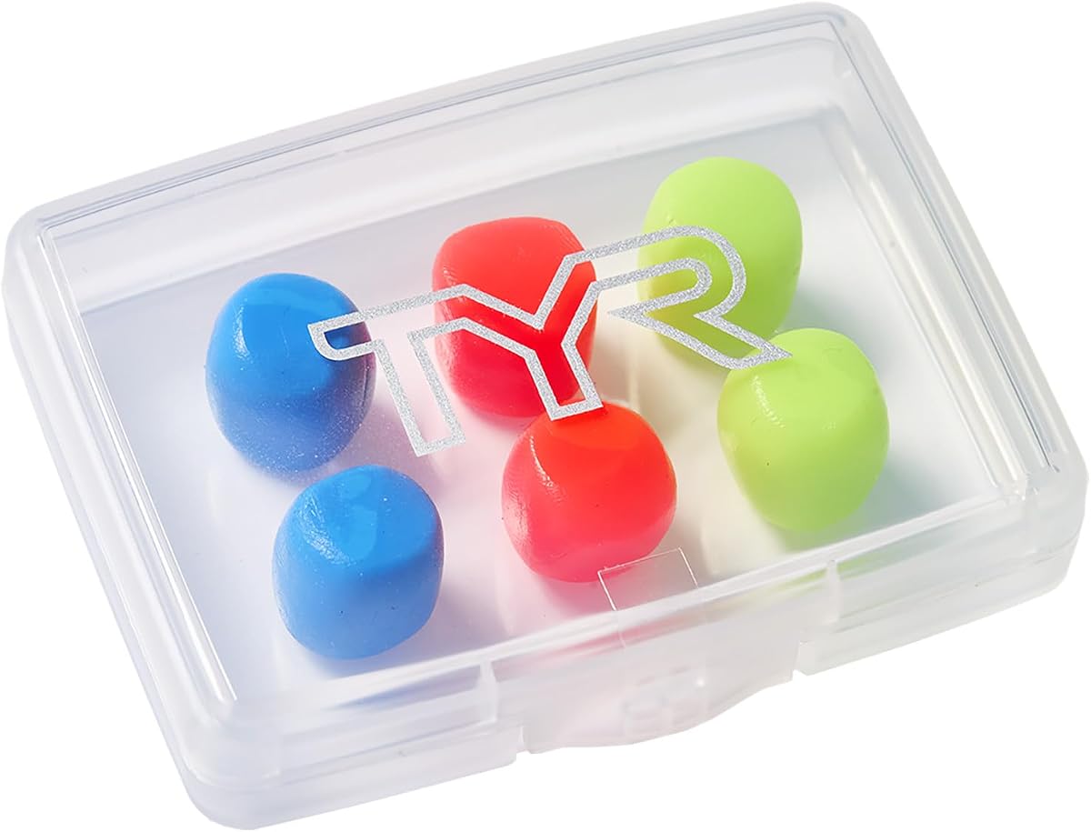 TYR Youth Multi Colored Silicone Ear Plugs