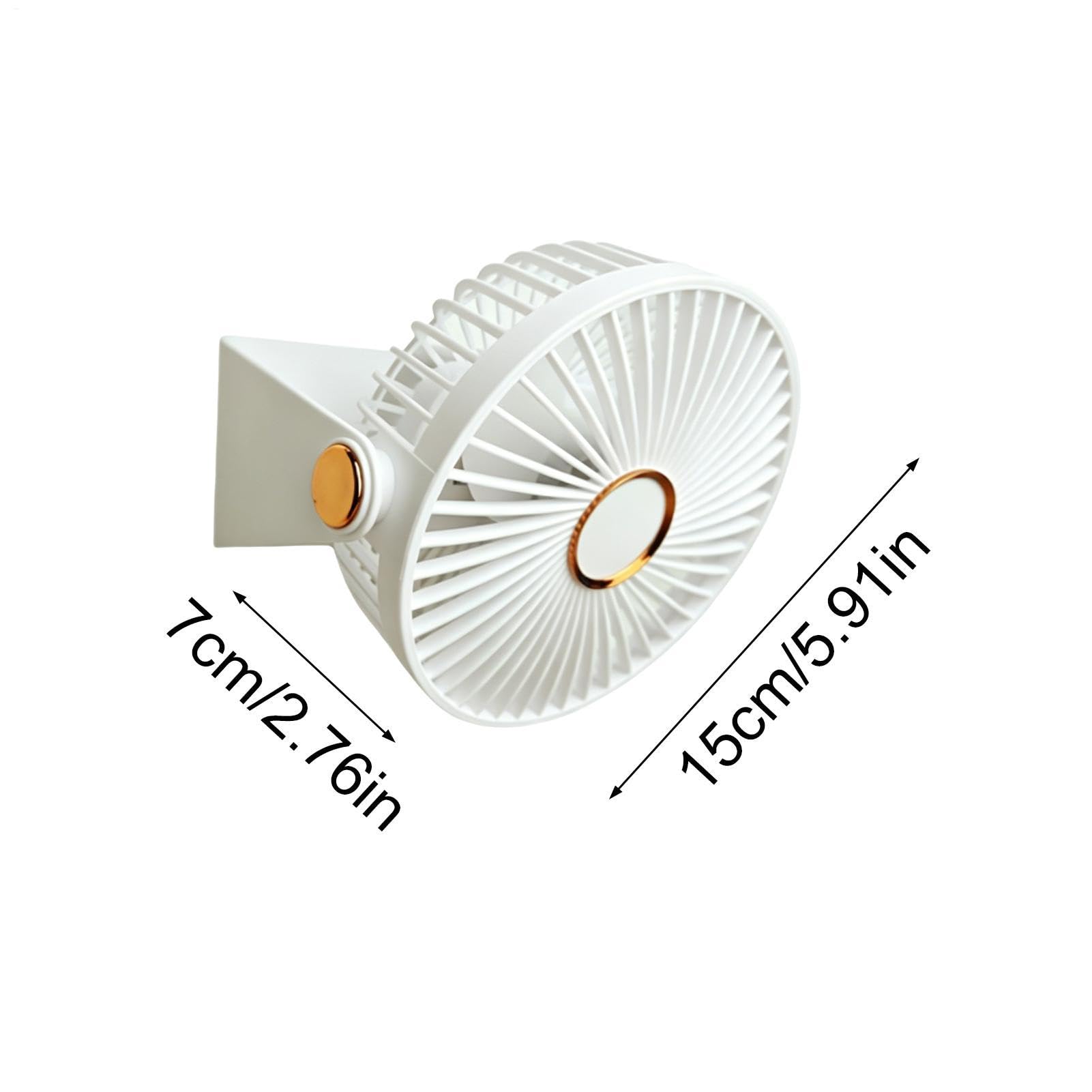 Ventilatore a gabbia per animali domestici, ricaricabile tramite USB, potente e portatile, per piccoli animali domestici, per casa, interni, esterni, viaggi, gabbie per gerbilli, cincillà, furetti