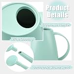 Watering Can for Indoor Plants, Small Watering Cans for House Plant Garden Flower, Long Spout Water Can for Outdoor Watering Plants 1.8L 60oz 1/2 Gallon (Green)