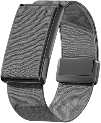 VeveXiao Nylon Loop Strap Compatible with Amazfit Helio Strap Breathable Sport Strap Sweatband with Metal Frame Connector for Men Women No Tracker