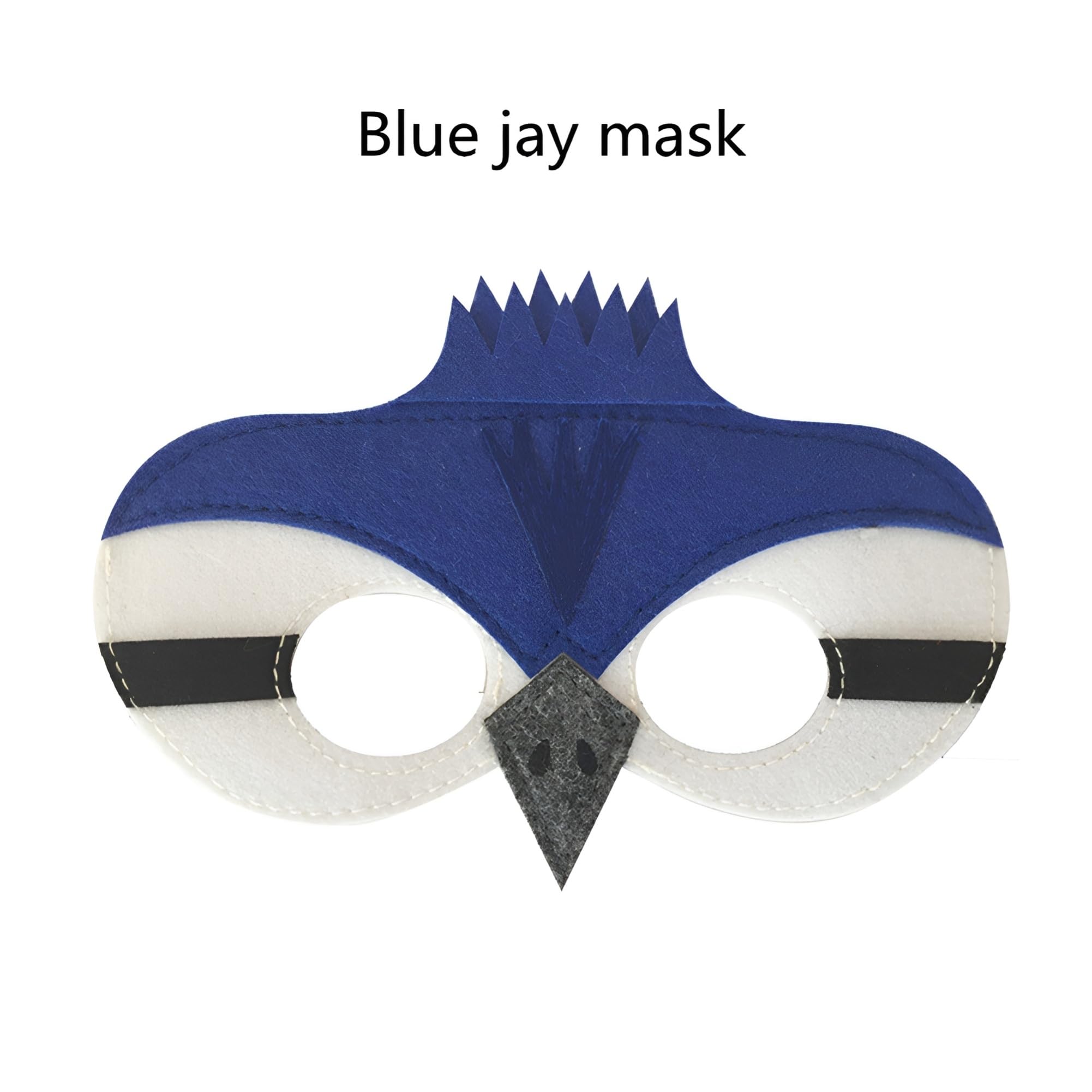 Proumhang Kids Bird Wings Costume For Age 3~8 Years,Bird Owl And Peacock Masque Owl Dress Up,Boys Girls Felt Eye Masque And Wings Set,Halloween Colorful Fancy Dress,Style 2 - Image 2
