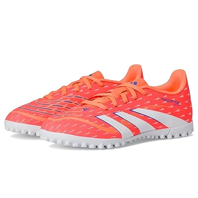 adidas Kids Club Predator Turf Cleats (Little Kid/Big Kid) Kids Shoes Signal Coral/White/Beam Orange