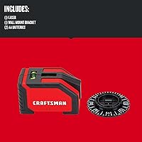 Vista 2 de CRAFTSMAN CMHT77634 15'. láser de montaje en pared