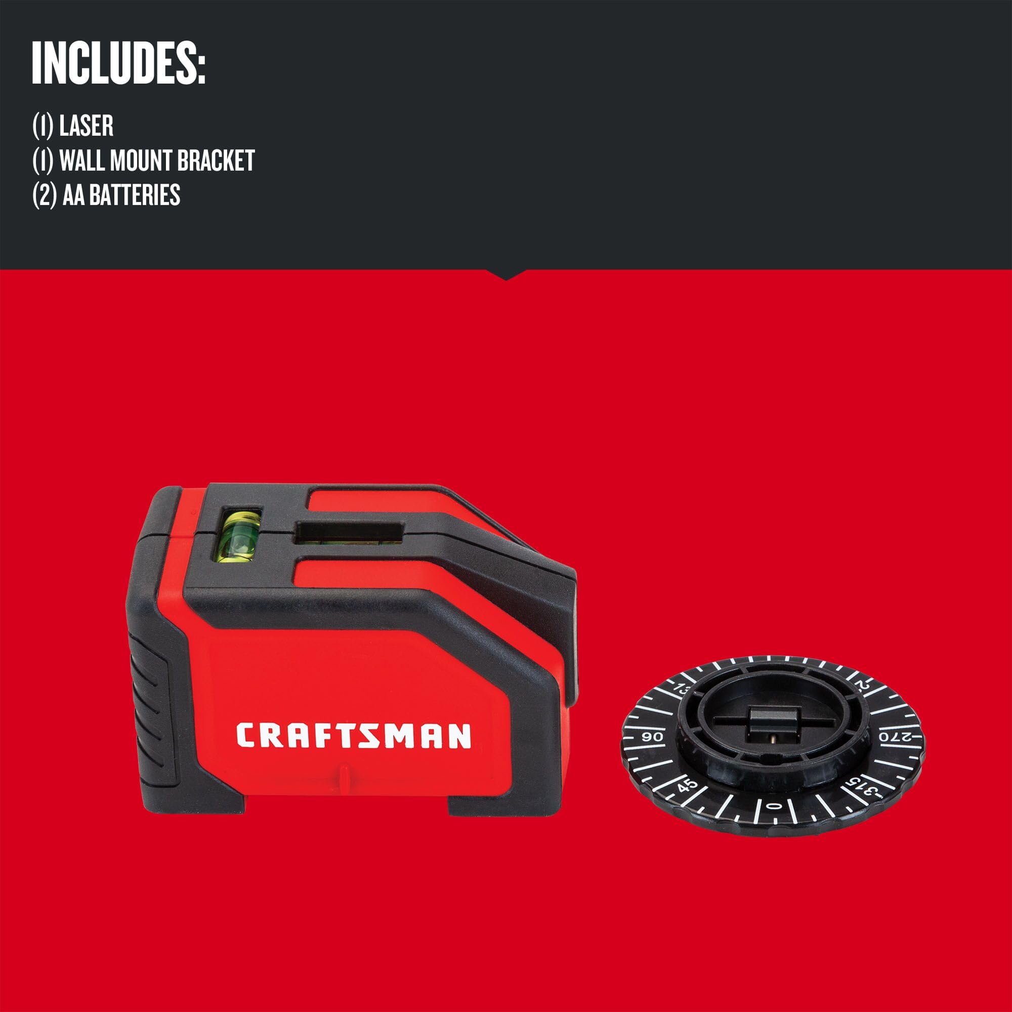 CRAFTSMAN 15' Wall Mount Laser Level - Buy Now -2