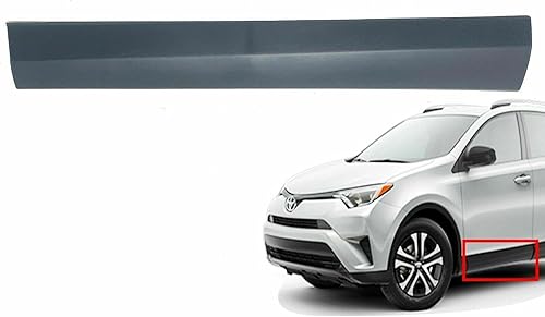 Moldeado inferior de puertaguarnición de puerta para Toyota RAV4 13-18 delantero derecho reemplaza al OEM 75073-0R011, 75073-0R040, 75115