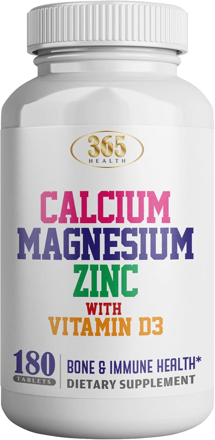 365 Health Calcium, Magnesium Oxide, Zinc with Vitamin D3