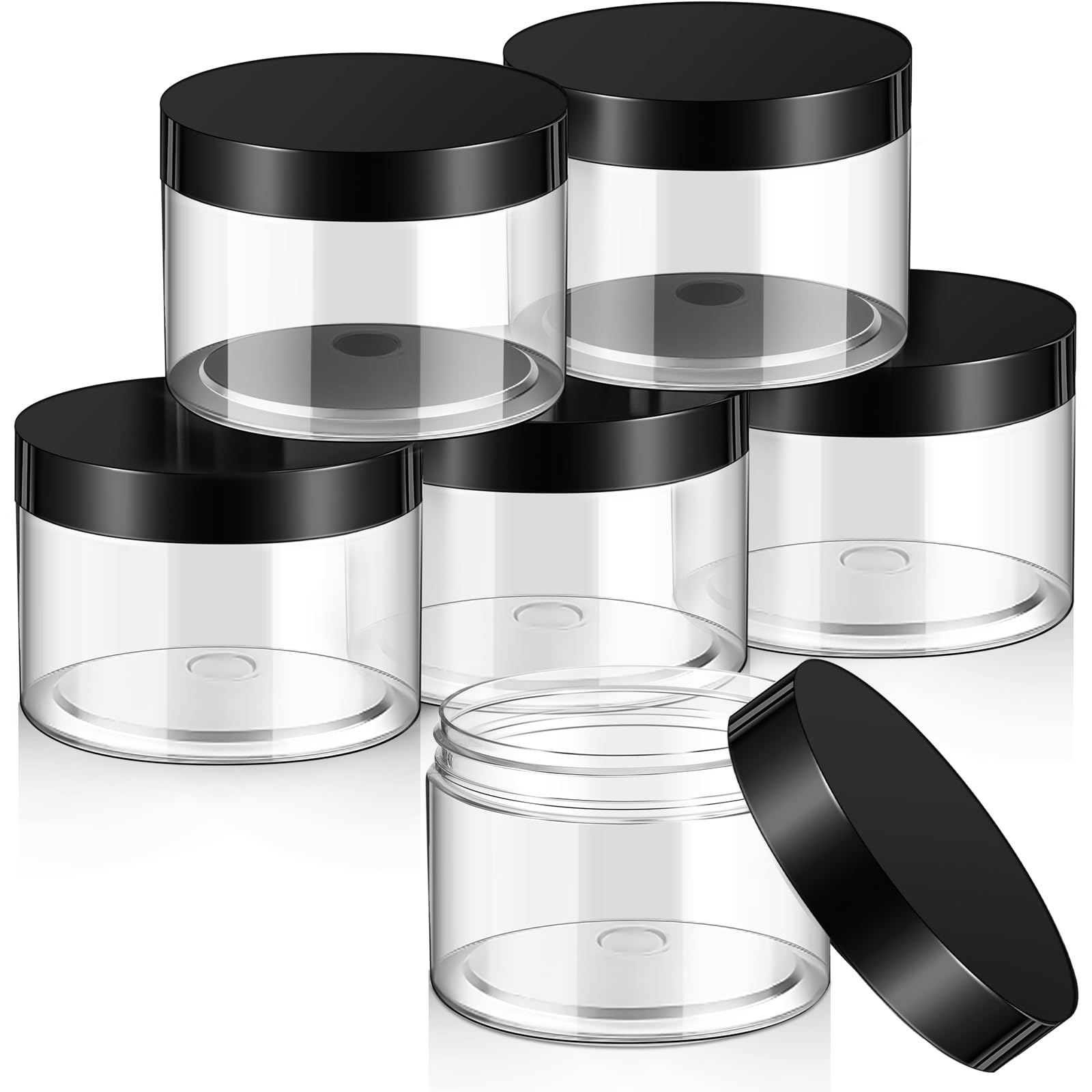 Pots de rangement plastique pour peinture ongles et voyage hermétiques
