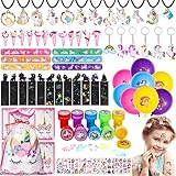 【Einhorn Geburtstagsdeko】Sie können alle Artikel in eine separate Partytasche packen. Die Geschenktasche ist mit einem Griff gestaltet, der von Kindern mit nach Hause genommen werden kann. Es ist sehr geeignet für Partygeschenke, Snacks usw., und kann die Bedürfnisse verschiedener Kinder erfüllen