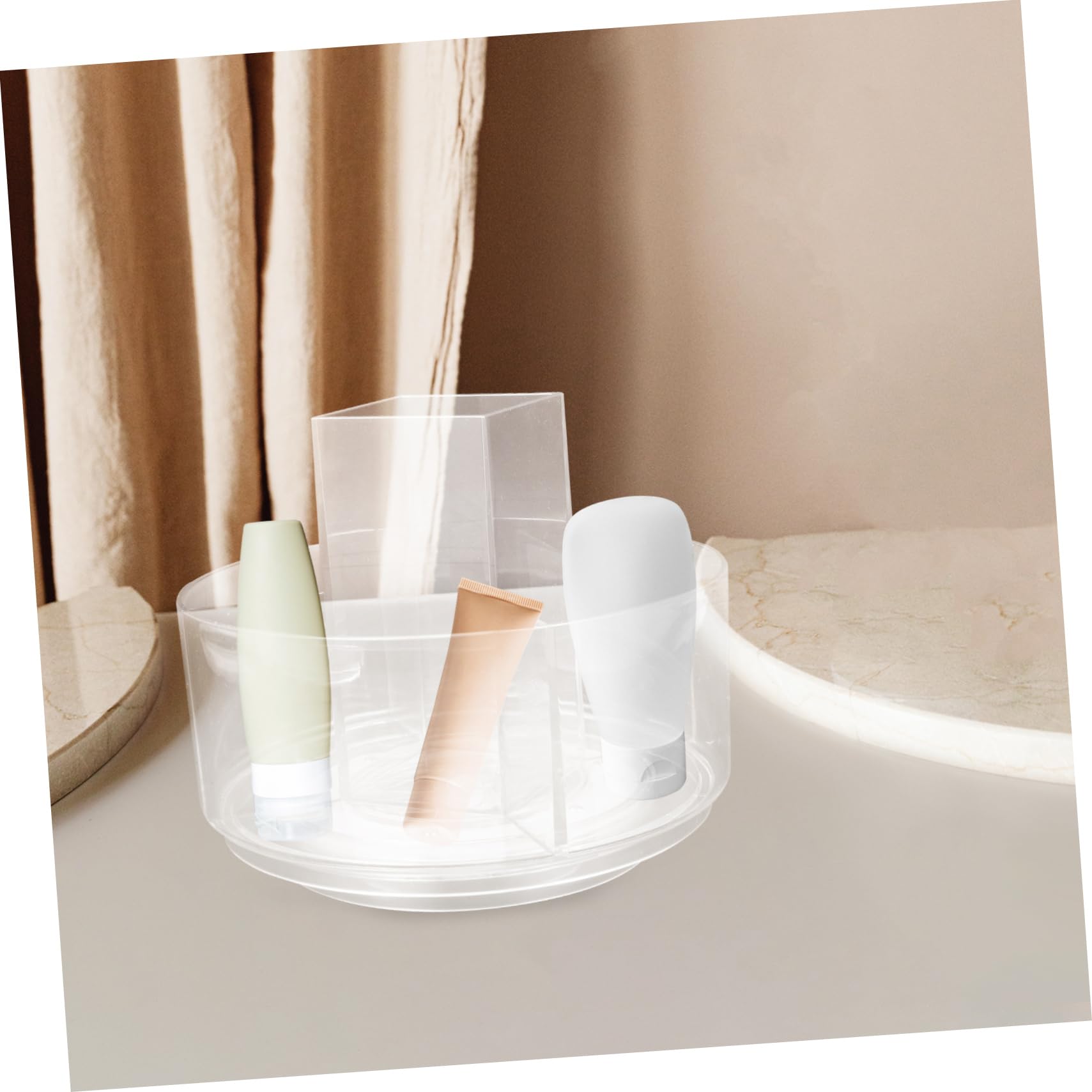 Organizer Cosmetici Girevole 360 Gradi Pet Multi-strato