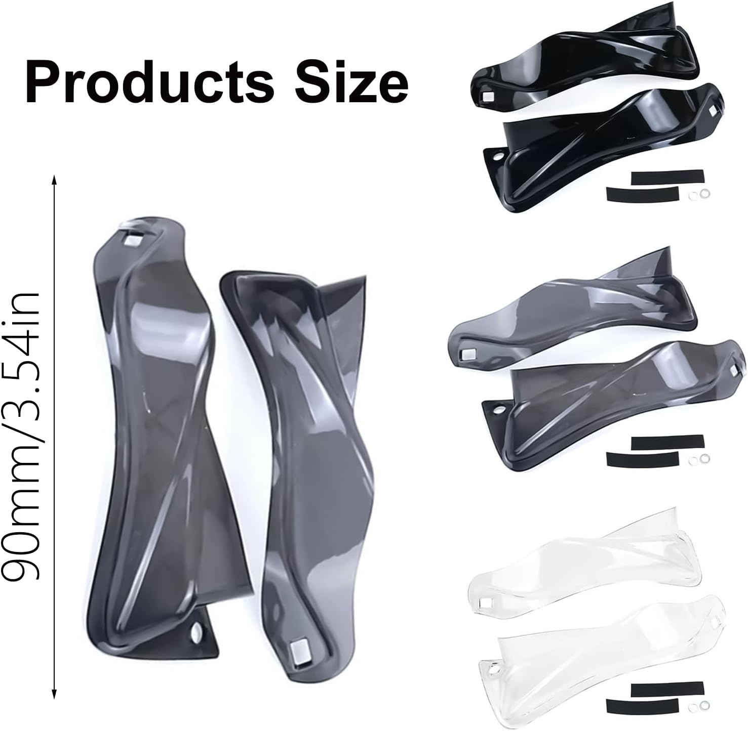 1 Pair Motorcycle Handle Protector Windshield Guard Shield Modification Accessories Guard for 2019-