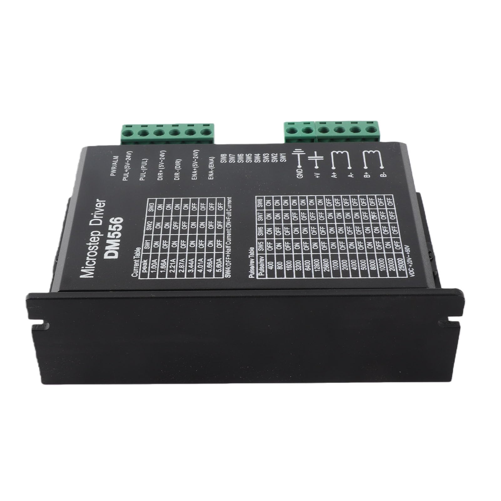 DM556 Schrittmotortreiber 2-phasig – 20-50V DC, 1,0-5,6A, 8-stufig Einstellbar – Für 42/57 Schrittmotoren