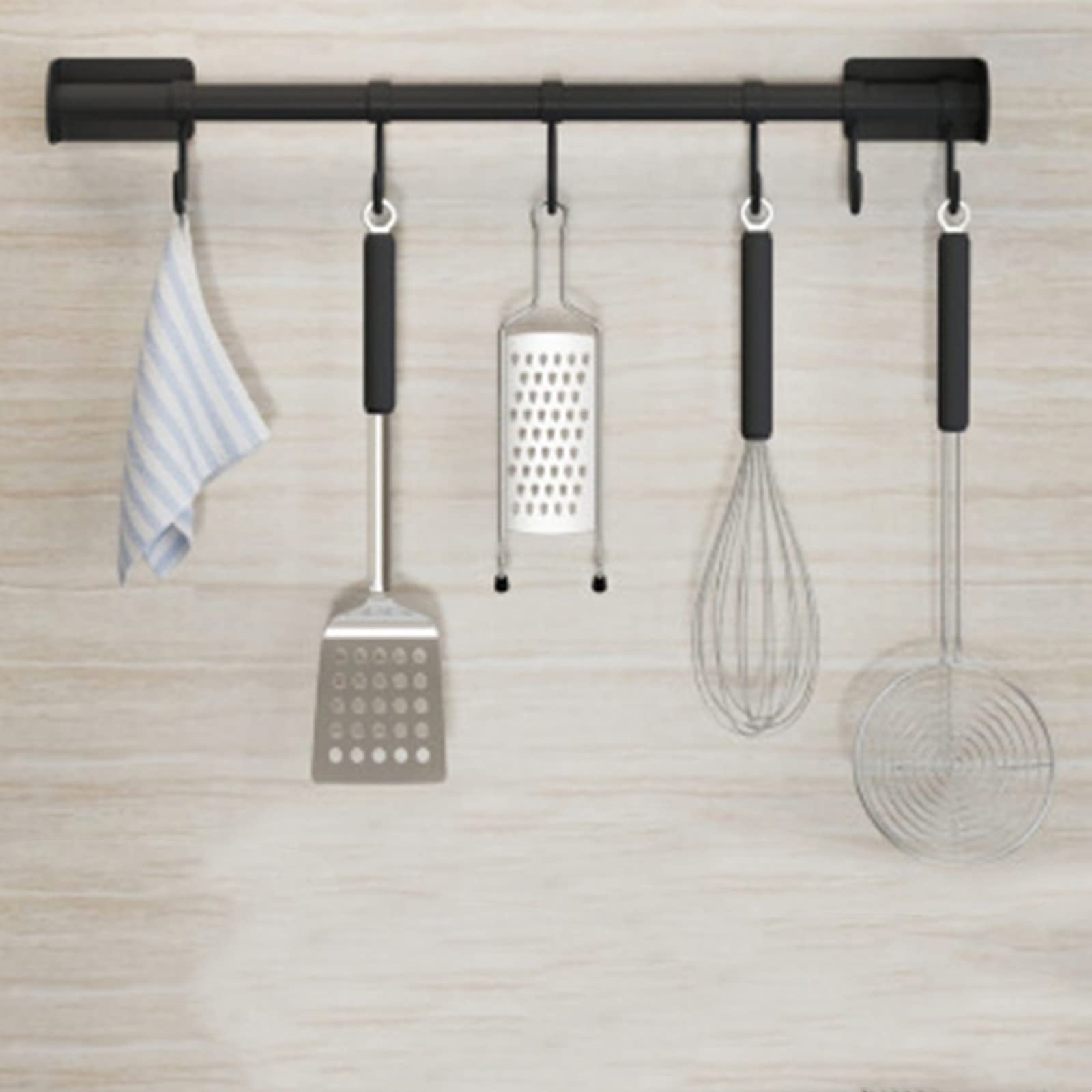 Estante para Colgar En La Cocina, De Acero Inoxidable, Perforado, con Gancho para Colgar, para Almacenar Utensilios De Cocina