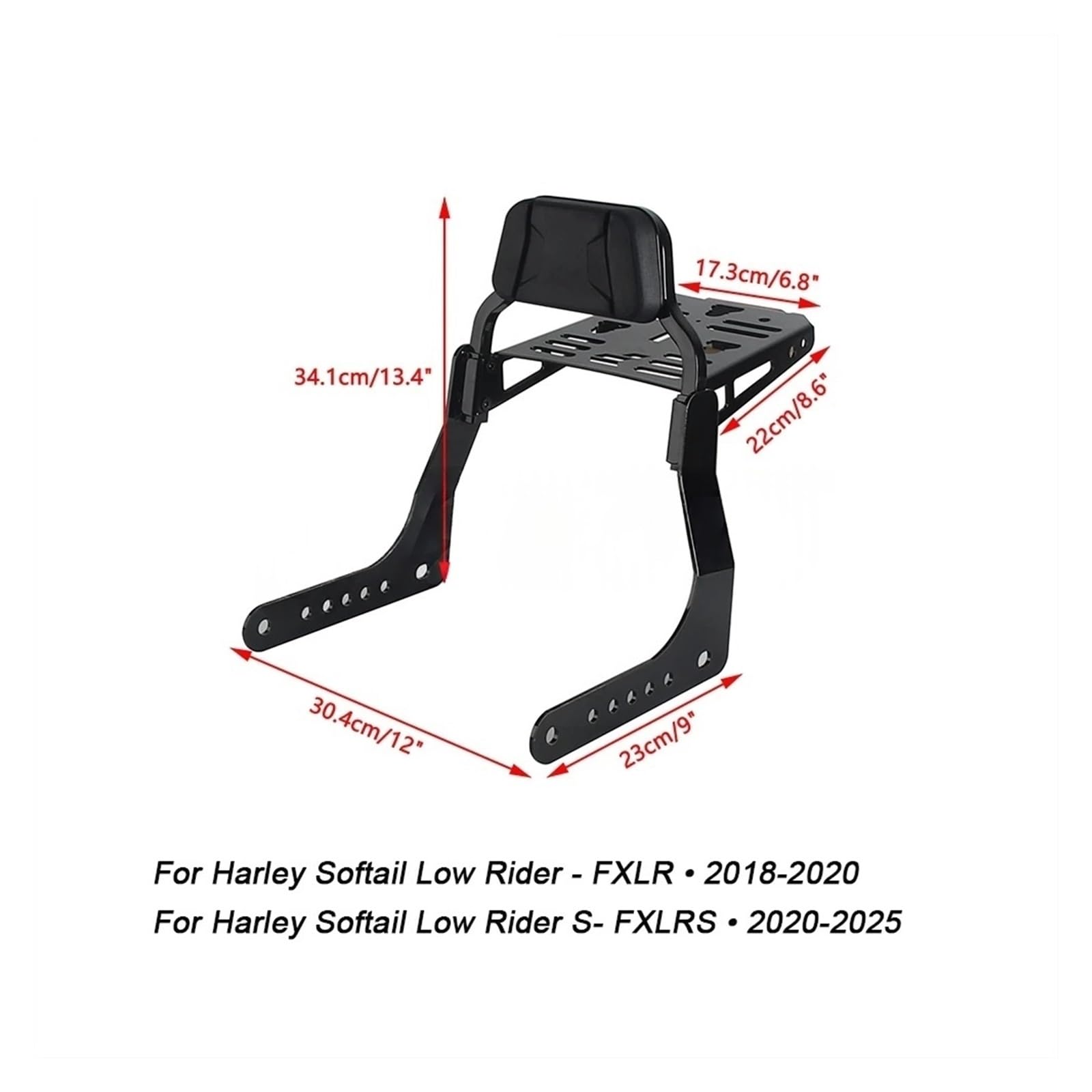 Pasażer Do M8 Softail Low Rider S 2020-2025 FXLR 18-20