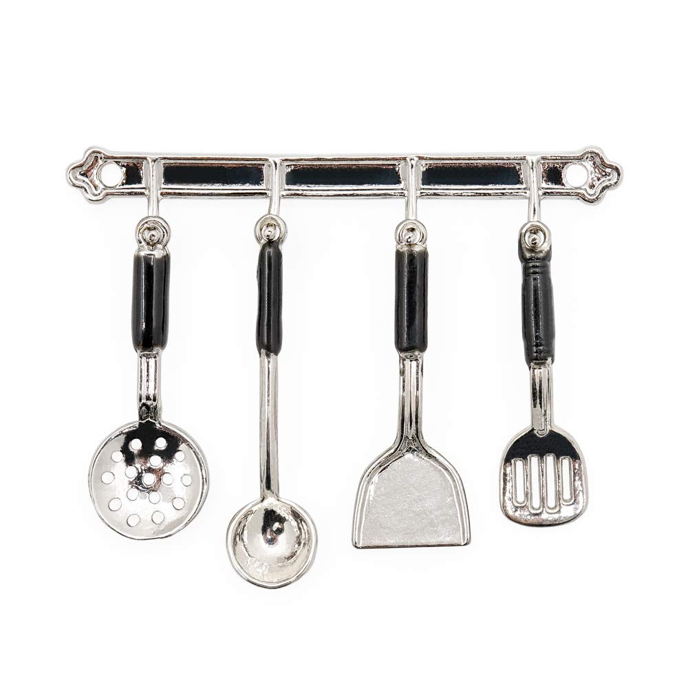 Microonde In Miniatura Argento Per Casa Delle Bambole - Accessorio Cucina Moderna In Legno, Scala 1:12, Melody Jane