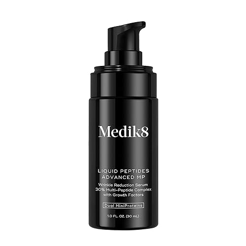 Medik8 Liquid Peptides Advanced MP - Suero peptídico - Suero facial para reducción de arrugas - Hidratante y apoya el colágeno, ácido hialurónico -