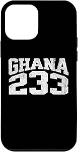 Amazon.com: iPhone 12 mini Ghana Area code 233 Africa Case : Cell ...
