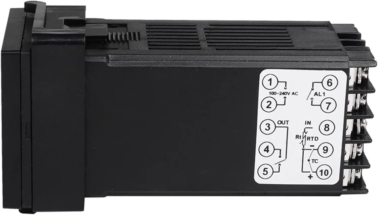 Dual Digital RKC PID Temperature Controller REX-C100 with Sensor Thermocouple K, Relay Output