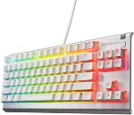 SteelSeries Apex 3 RGB Gaming Keyboard – 10-Zone RGB Illumination – IP32 Water Resistant – Premium Magnetic Wrist Rest (Whisper Quiet Gaming Switch)