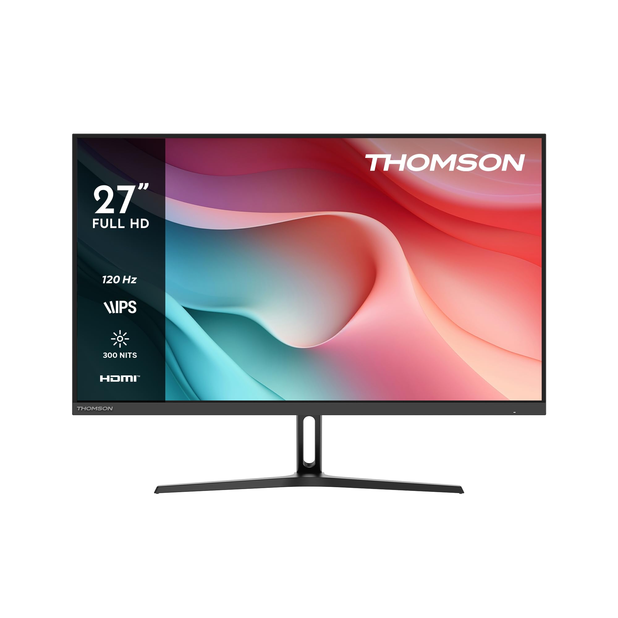 Dimensions of the THOMSON 27-inch monitor