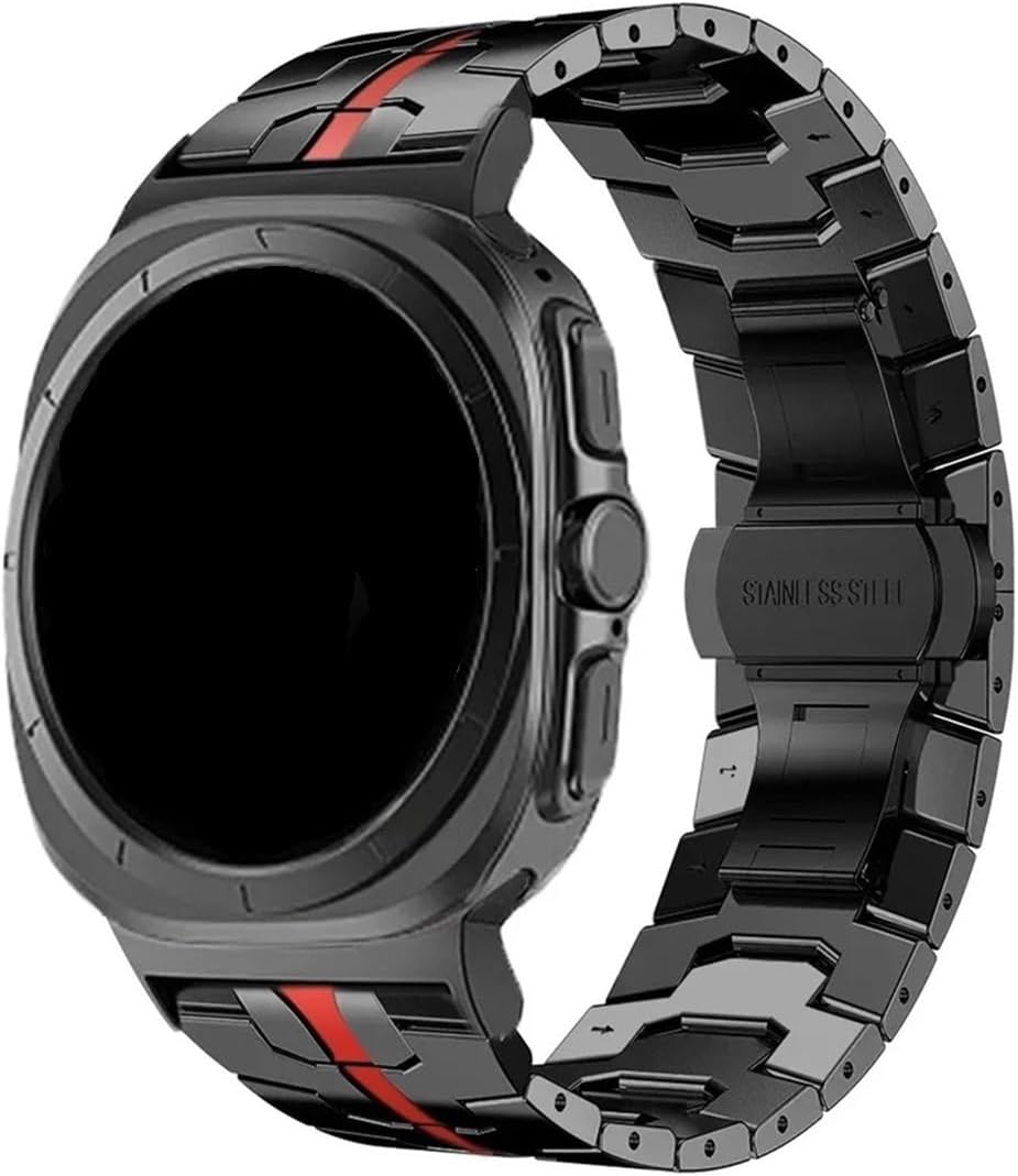 Stainless Steel Band fit for Samsung Galaxy Watch 7 Ultra 47mm No Gaps Curved End Metal Bracelet fit for GALAXY 7 47 47MM Strap Correa