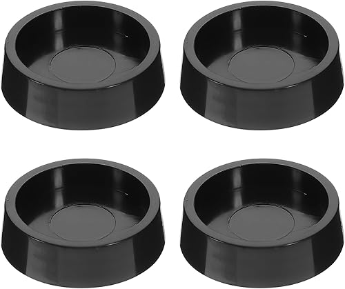 Miniatura 10 de DOITOOL 12 tazas giratorias para muebles, almohadillas redondas de goma de 2.1 pulgadas, tapón de rueda para silla, posavasos antideslizantes para