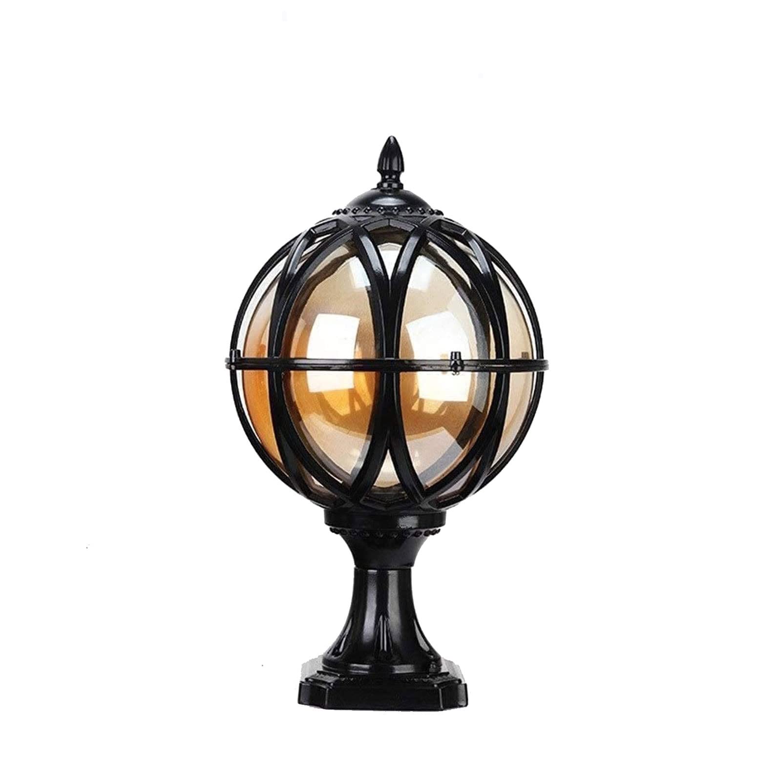 Boule lumineuse extérieure pour pilier afin de sécuriser l'entrée de votre maison