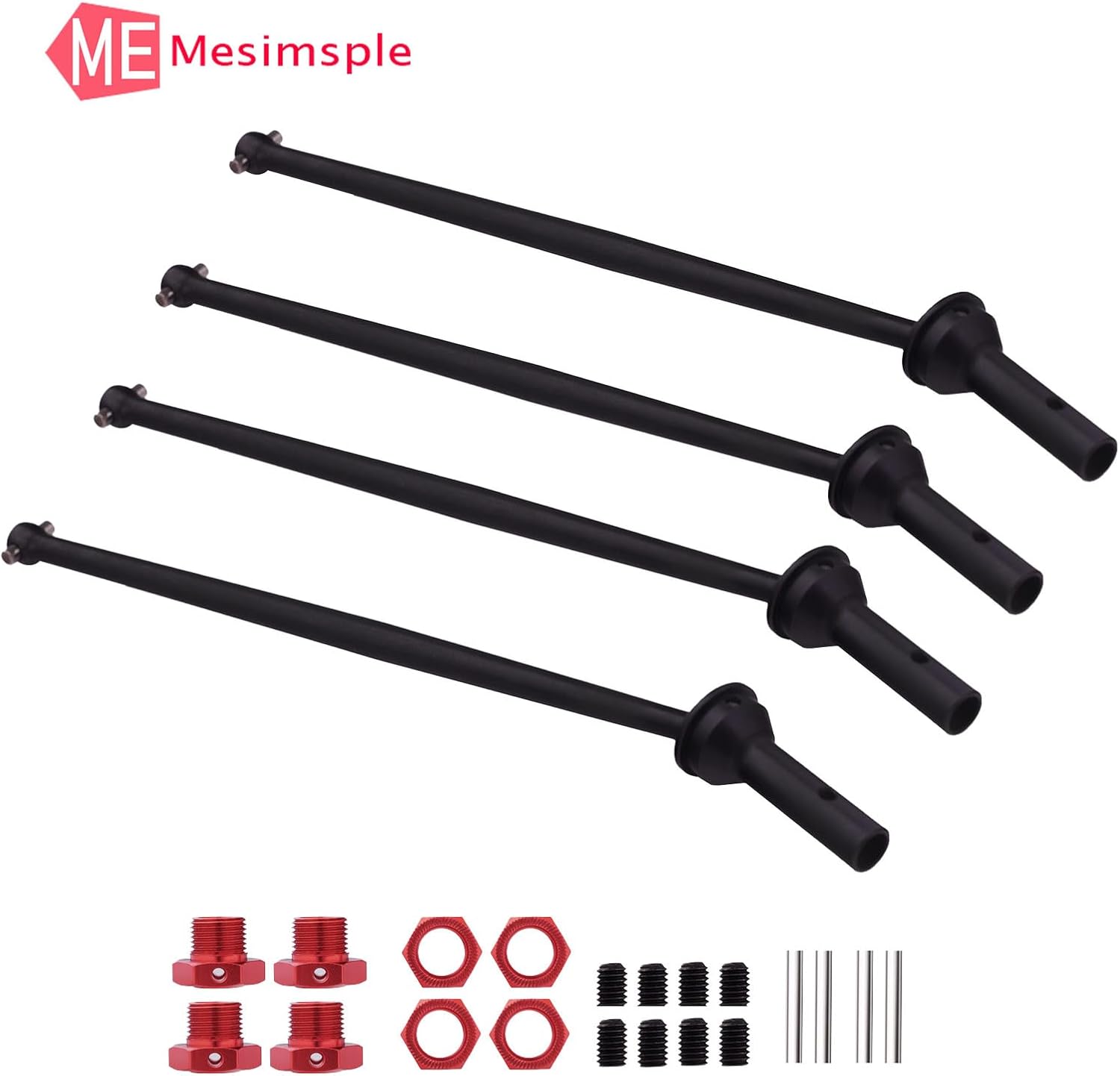 Steel Fireteam 6S BLX Drive Shaft & Wheel Hex Hub for Arrma 1/7 Fireteam Front Rear CVD Driveshaft Upgrades Part
