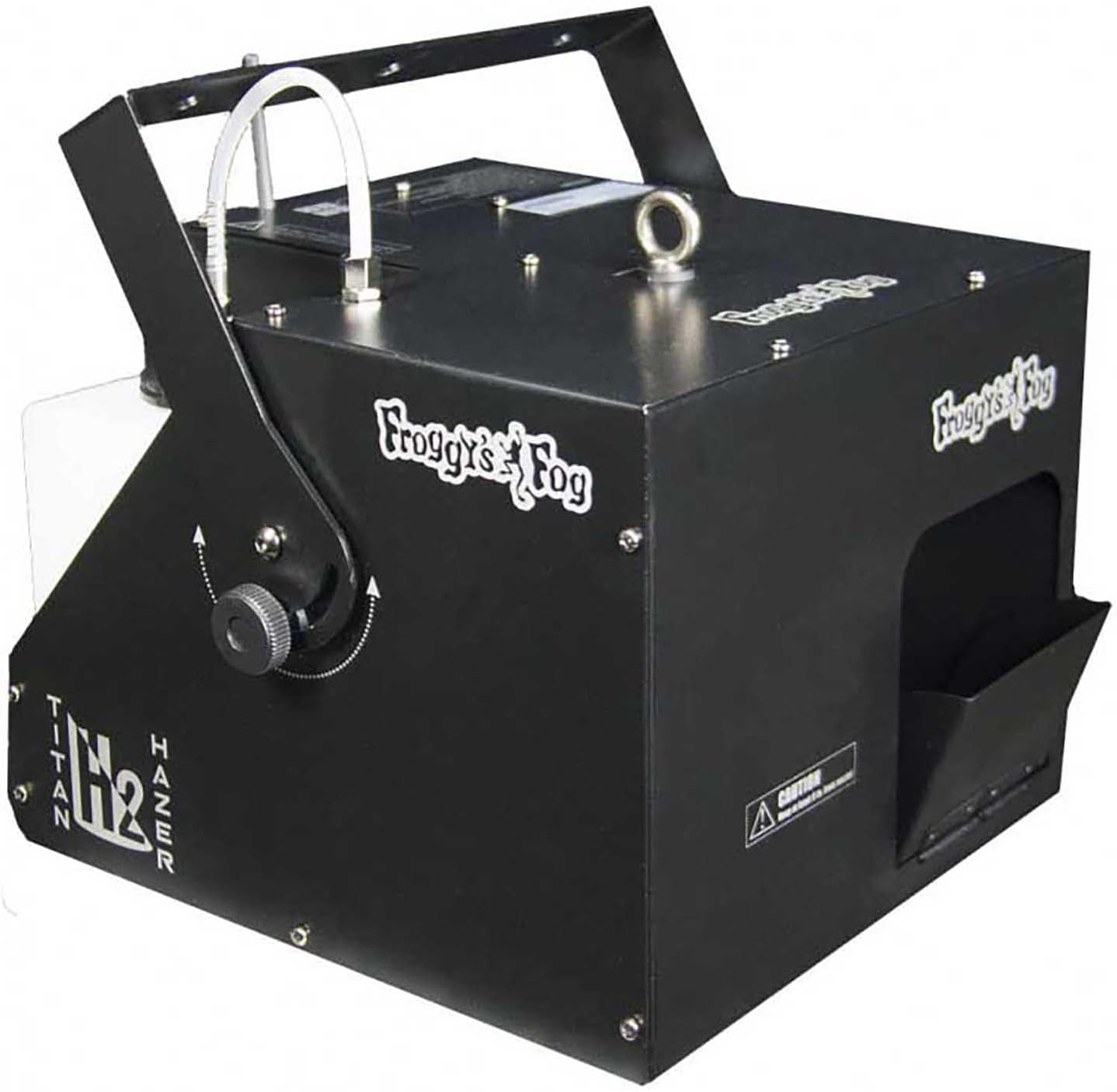 Froggyโs Fogยฎ Titan Hazer H2 โ 1200W Water-Based Haze Machine โ Professional Smoke & Fog Effect for DJs, Clubs, Halloween Parties, Stage Lighting, Venues & Theatrical Performances