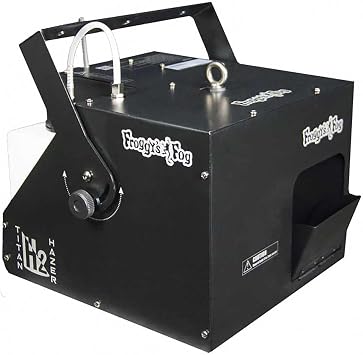 Froggys Fog Titan Hazer H2 1200W Water-Based Haze Machine Professional Smoke & Fog Effect for DJs, Clubs, Halloween Parties, Stage Lighting, Venues & Theatrical Performances