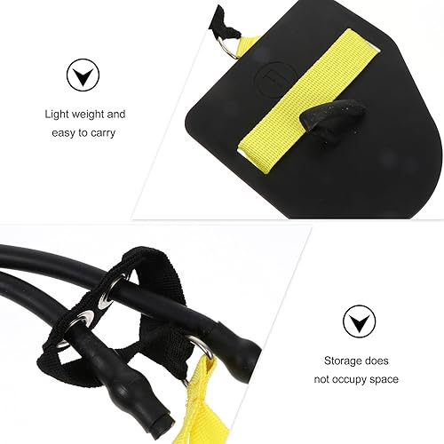 Miniatura 2 de Zerodeko Swimming Strength Training Belt Resistance Swim Trainer for Pool Arm Workout Elastic Swim Band for Home Exercise and Warm-up