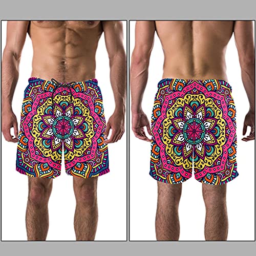 Short de bain mandala séchage rapide et doublure mesh respirante - 3
