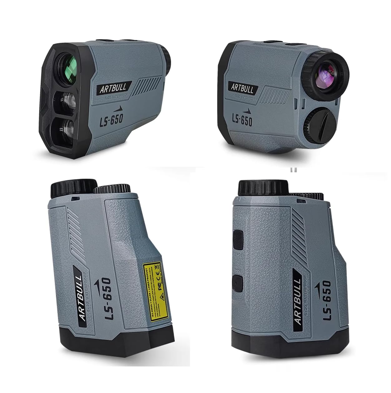 Telemetro da golf con interruttore di pendenza e blocco PIN 700 metri 5 modalità ±0,5 yd Precisione Flag-Lock 6x Ingrandimento Laser Distanza Meter per la caccia Monoculare Range Finder