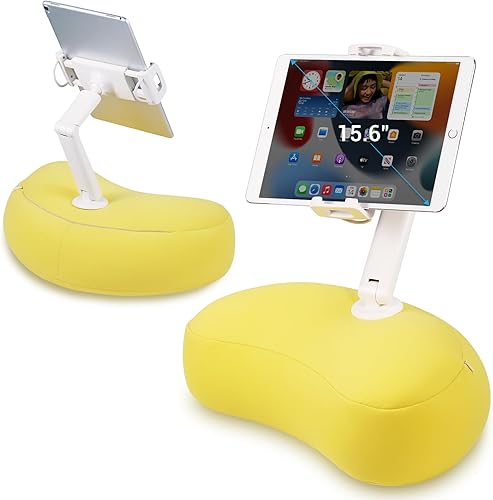 NEARPOW Almohada con soporte para tablet, compatible con teléfonotableta de 4.7 a 15.6 pulgadas, iPad, iPhone, Samsung, Google, Kindle, soporte de