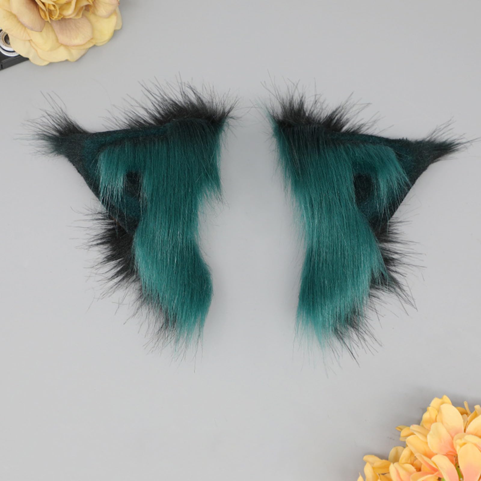Serre-tête avec oreilles de chats - Bandeau d'oreille mobile - Serre-tête pour femme à thème féminin - Sous-cultures