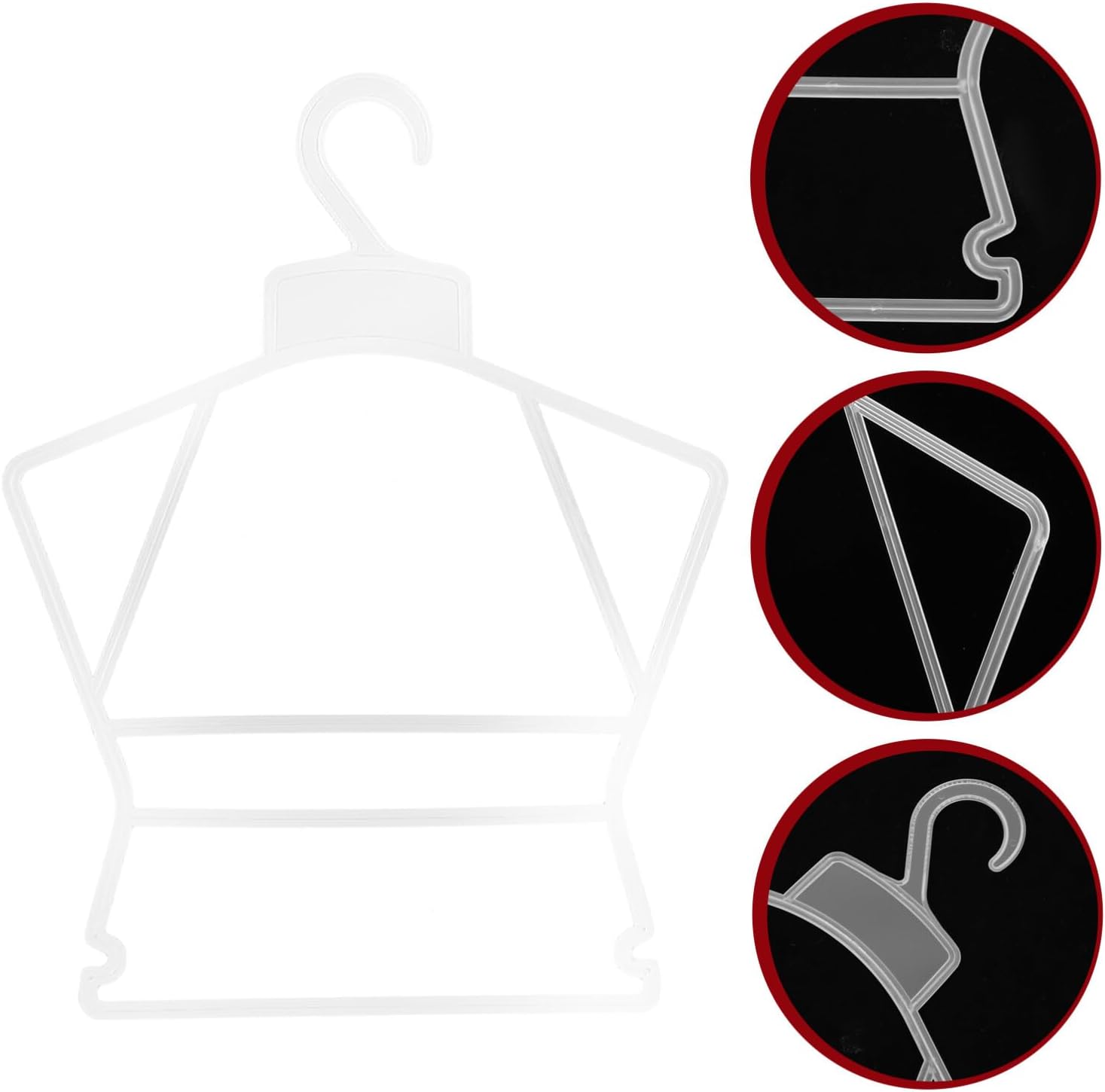 Alipis Toddler Clothes Hangers Kids Suit Hangers Newborn Kids Plastic Space-Saving Closet