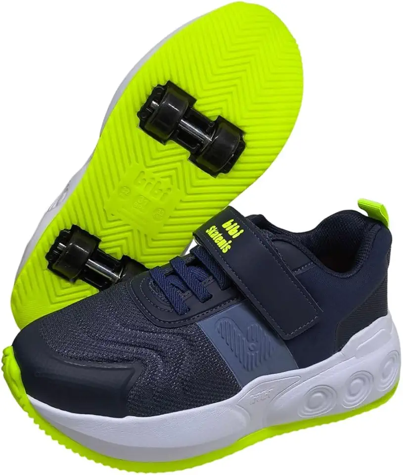 Tenis Infantil Menino Conforto Diversão Rodas Bibi Skatenis