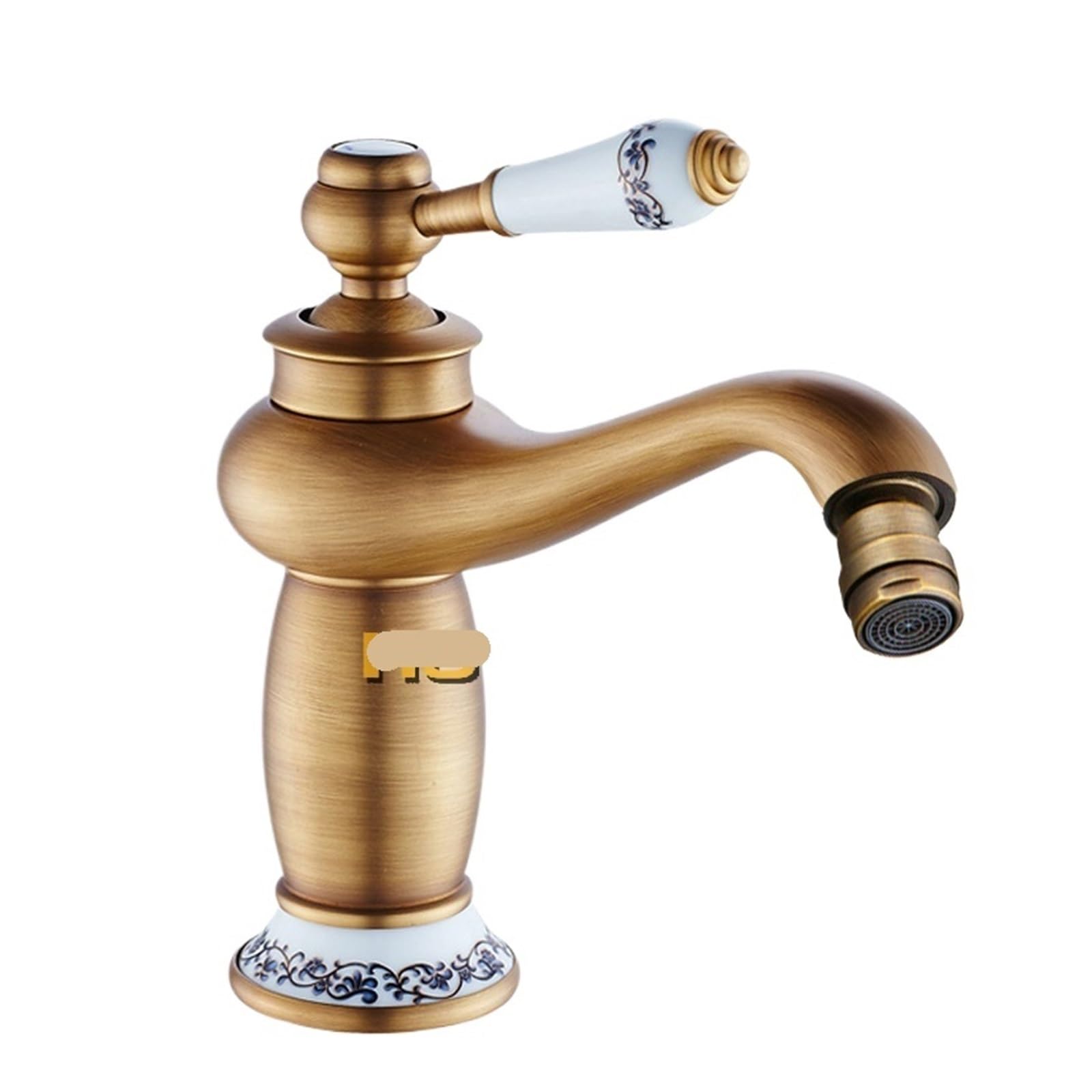 Robinet mitigeur en laiton style bidet bronze antique