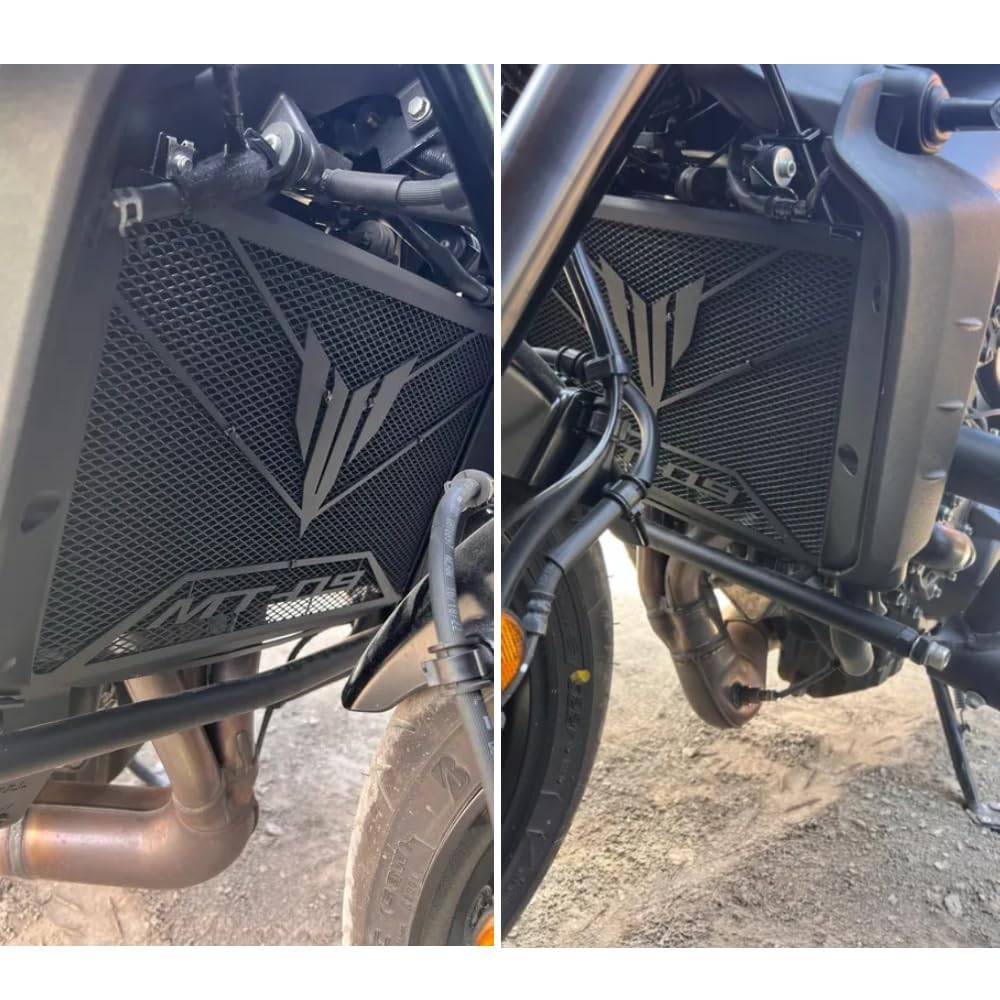MOWOK Protection Couverture Couvre-Grille de Radiateur en Aluminium pour Moto Accessoires pour MT09 MT 09 2021 2022 2023 FZ09 MT-09 TRACER 900 GT Tracer 9 GT (2021-2023)