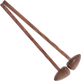 2pcs Wooden Massage Hammer Solid Wood Massaging Tools for Relaxation and Muscle Relief Scalp and Trigger Point Therapy