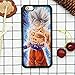 Dragon Ball Super Z Son Goku Ultra Instinct Japanese Anime Case for iPhone 6/6S (4.7 Inch) Comic TPU Silicone Rubber Gel Edge + PC Bumper Case Skin Protective Printed Phone Full Protection Cover