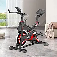 Bicicleta Ergométrica Magnética Profissional com Monitor Digital, Selim Confortável e Suporte para Tablet