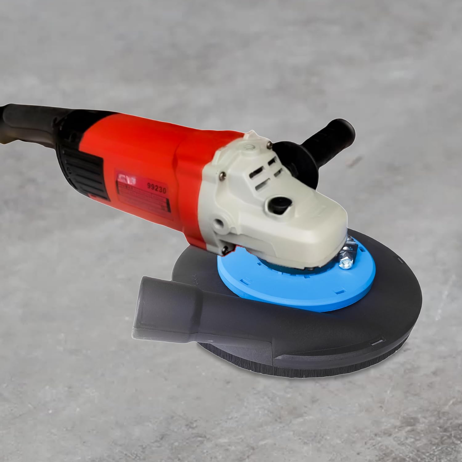 Proteccion Amoladora de 230 mm, Robusta y Fácil de Usar, Protector Amoladora, Amplia Gama de Aplicaciones, Campana de Aspiración para Amoladora Angular, para Amoladora Angular (azul)