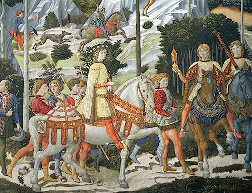 Tableau Toile Laurent de Médicis Gozzoli 60x90cm SERENDIPITP