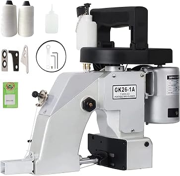 Electric Bag Closing Sewing Machine, Bag Closer Closing Machine, Handheld Bag Stitcher Machine, Portable Sewing, Convenient/Durable, For Sack/Woven Bags/Rice Bags, With 2 Sewing Threads