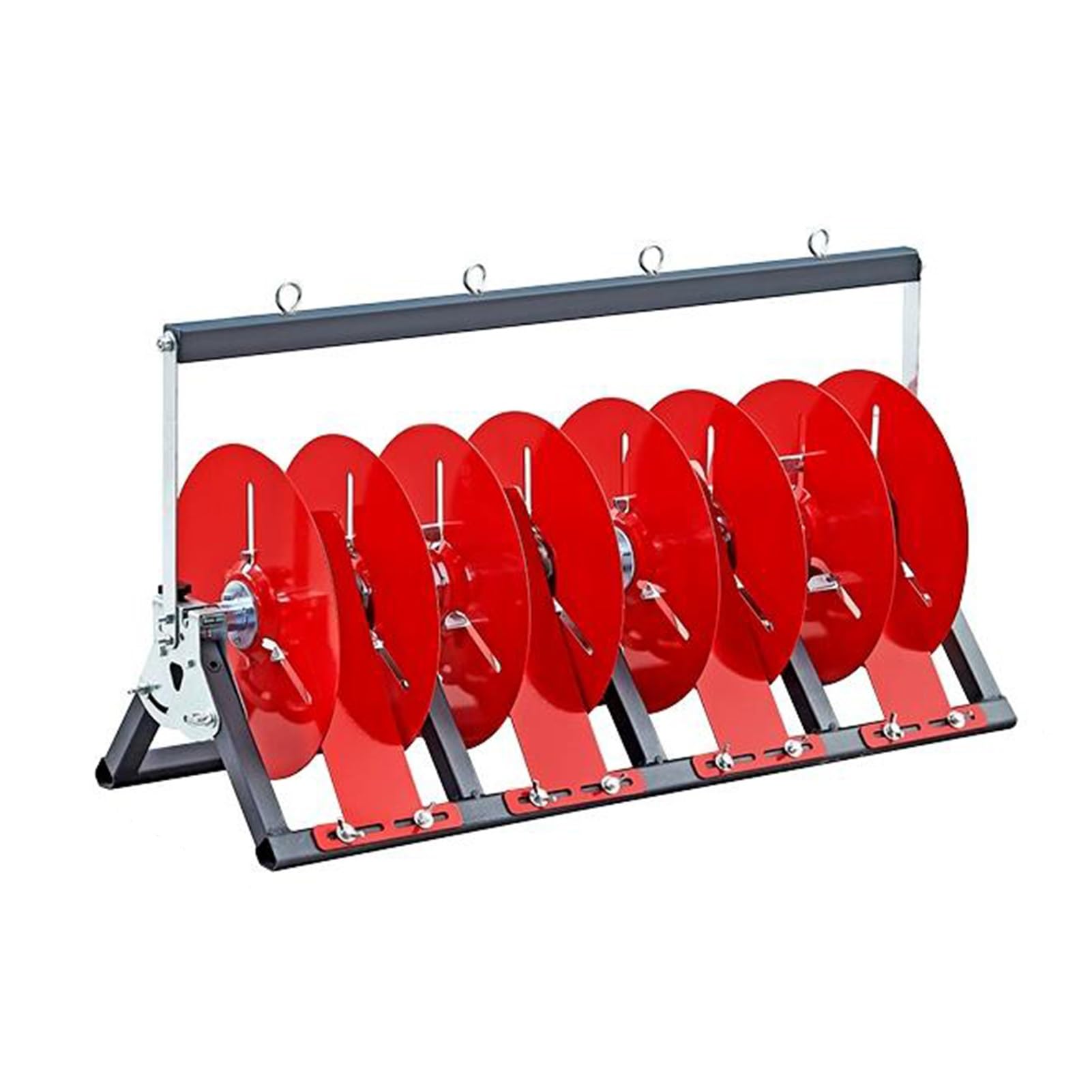 WDSOPK Heavy Duty Multi-Spool Wire and Cable Dispenser Rack with Rods and Trays for Easy Access and Organization at Construction Sites and Retail Stores (67x38x28cm)