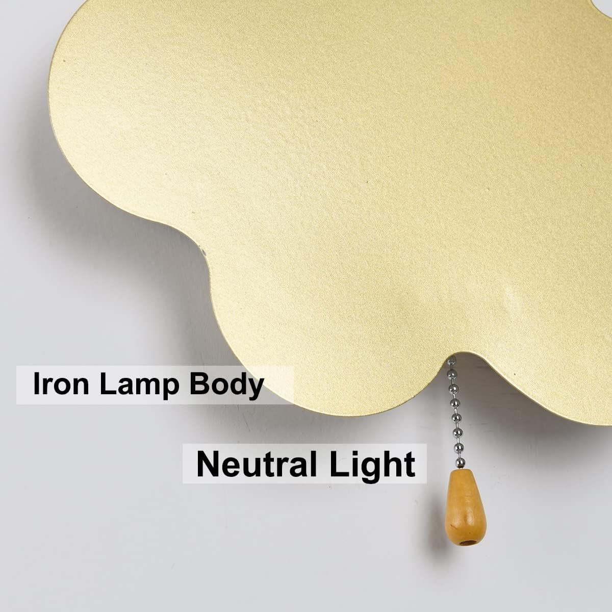 LED Gold Cloud Wall Lights Boy Bedroom with Creative Children Room Wall Lamp with 3 Color Temperature Cartoon Kids Night Light for Boy Girls Room Nursery Bedside Lamps,Gold