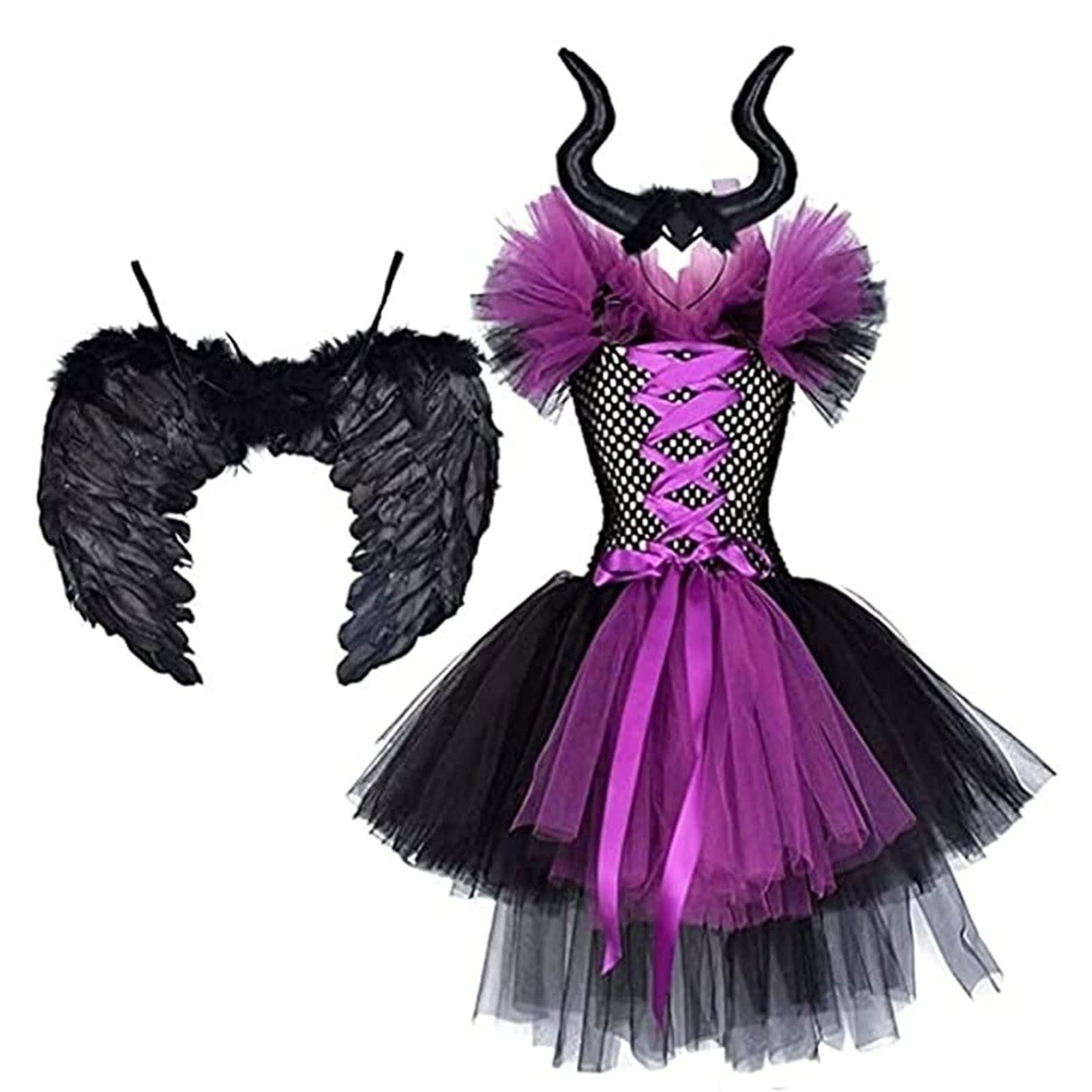 Amazon.co.jp: ZFLYLPA キッズマレフィセントイービルクイーン