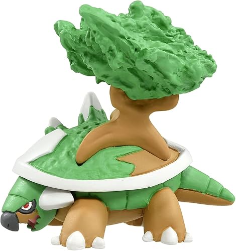 Miniatura 3 de Takara Tomy Pokemon Monster Collection Moncolle MS-58 Torterra Chelterrar 1.5 inches