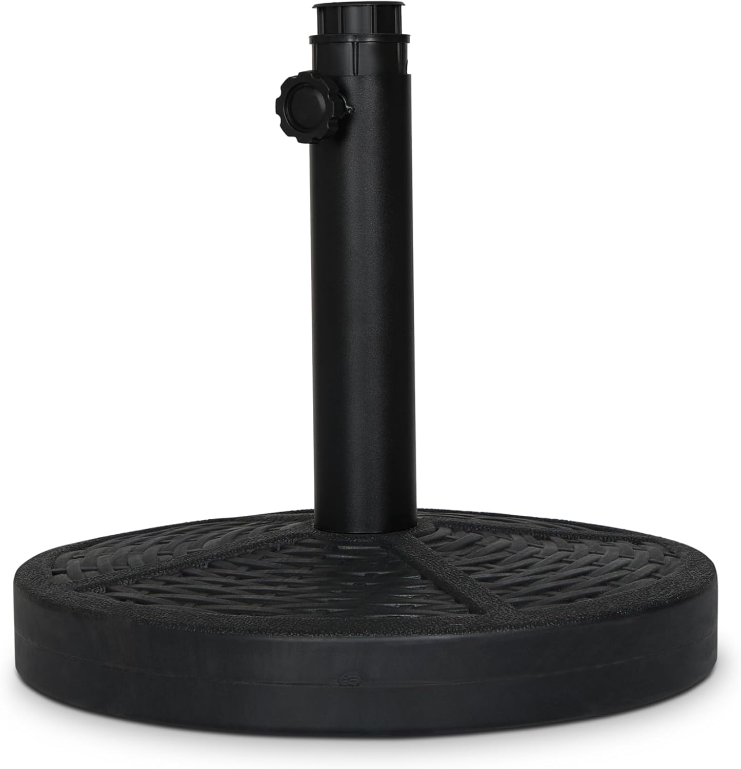 Backyard Expressions 26.5 Lb Umbrella Stand, Patio Umbrella Base, 15 in Diameter